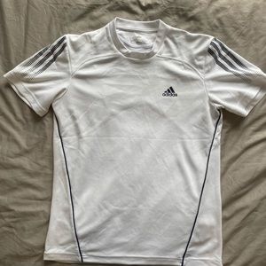 Adidas white tennis climate cool tee